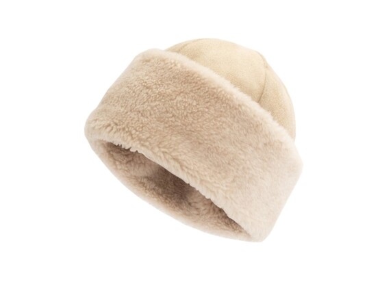 WoolLand Solveggen Lammeullslue Champagne