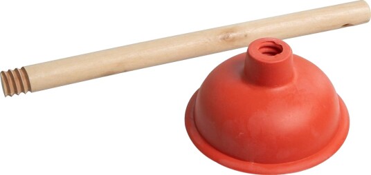 VAKUMPUMPE 140mm ø35cm GUMMI m/TRESKAFT 6/24 FUNDER
