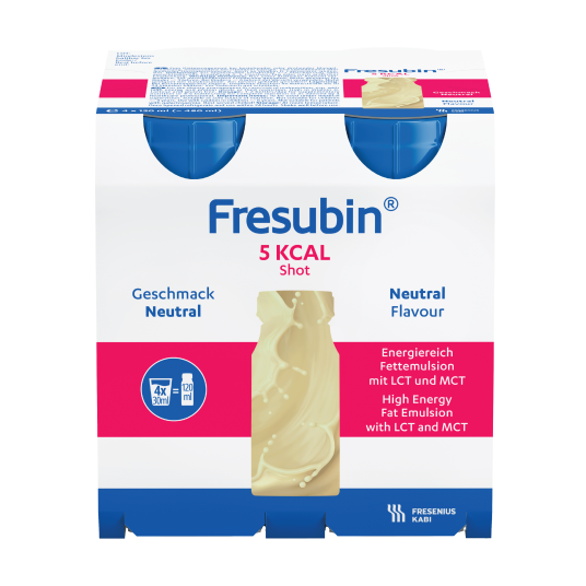 Fresubin 5kcal Shot nøytral 4x125 ml
