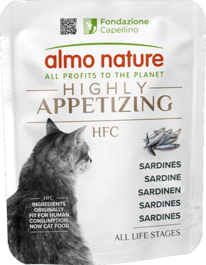 Almo Nature Hfc Våtfôr Highly Appetizing Sardiner 24 X 50 G