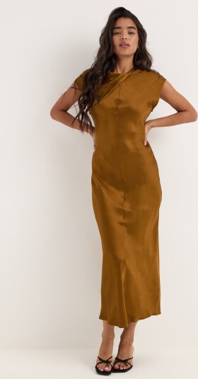 Selected Slwvida Slim Capsleeve Ankle Dress