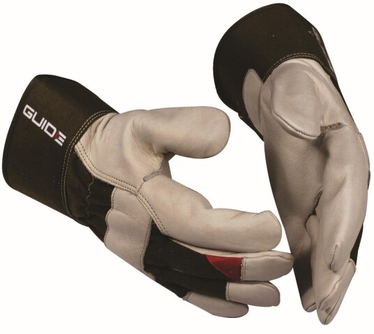 Guide Gloves 195 Hanske grov narvlær halvforet 8 Klær