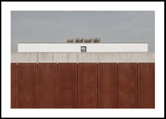 behind the wall Poster Plakat / 50x70cm