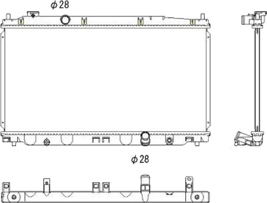 DIEDERICHS DCM2196 Radiator motorkjøling
