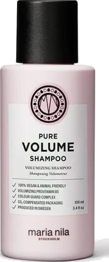 Maria Nila Pure Volume Shampoo 100ml - Volumgivende og Styrkende for Fint Hår Maria Nila Pure Volume Shampoo 100ml - Volumgivende og Styrkende for Fint Hår