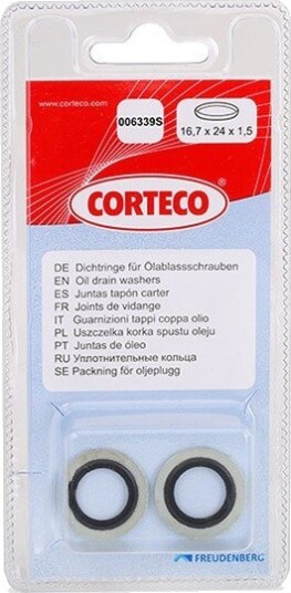 Tetningsring, oljeplugg CORTECO 006339S
