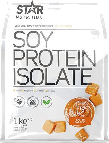 Star Nutrition Soy Protein Isolate Salted Caramel 1000g Star Nutrition Soy Protein Isolate Salted Caramel 1000g