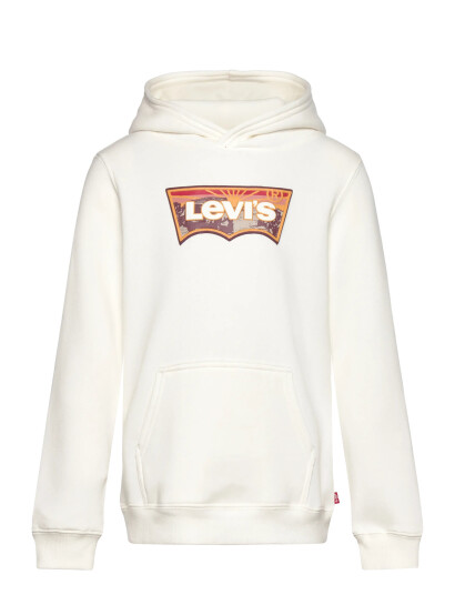 Levi"s Po-Pull-Over Hoody White 98 Levi"s Po-Pull-Over Hoody White 98