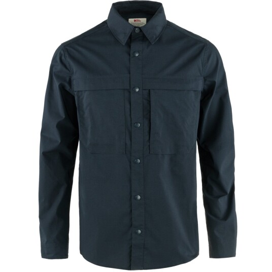 Fjellreven Abisko Trail Shirt Ls M Dark Navy S