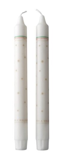 Wik & Walsøe Julemorgen Stearinlys 2 pk