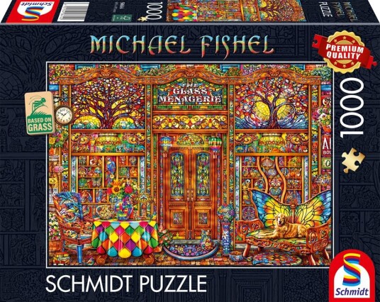 Schmidt Spiele 58614 Puslespill - 1000 brikker - Michael Fishel Glass Menagerie