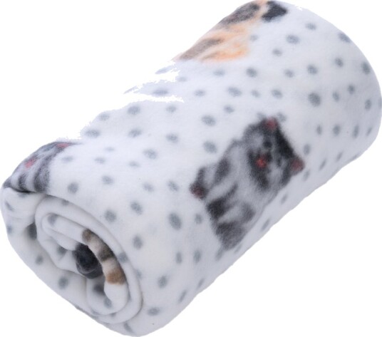 Zooplus Basics Koseteppe Fleece Dogs Dots L 150 X B 100 cm