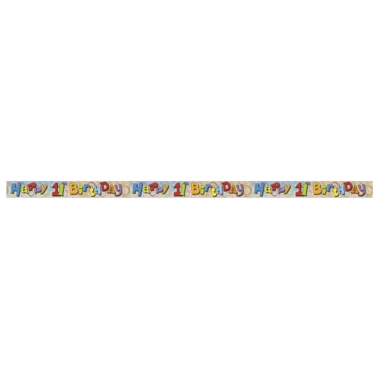 Foilbanner Til 11årsdag Ca 3,6m 