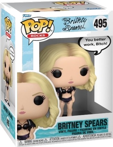 Funko Pop Vinyl Britney Spears Work B!Tch Funko Pop Vinyl Britney Spears Work B!Tch