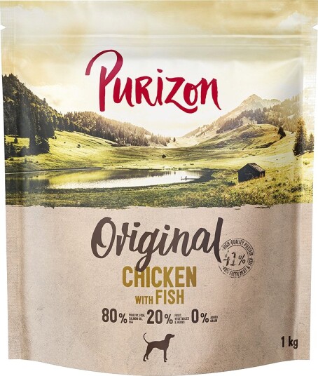 Purizon Adult Kornfri Tørrfôr Kylling & Fisk 1kg