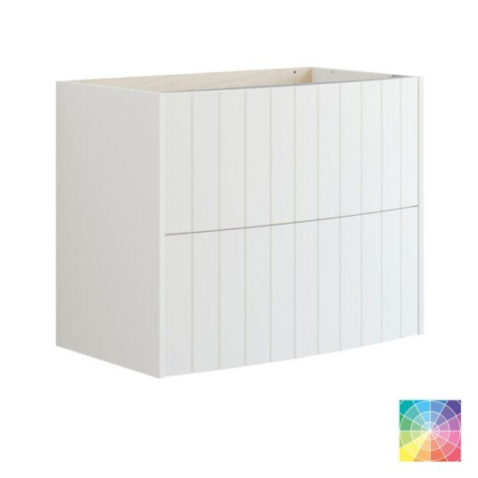 Dansani Inzo Vintage Rillet Servantskap   Buet NCS Farge / 80cm