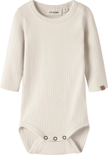Lil"Atelier Nbmgabo Bib Ls Slim Body Lil Cream 56