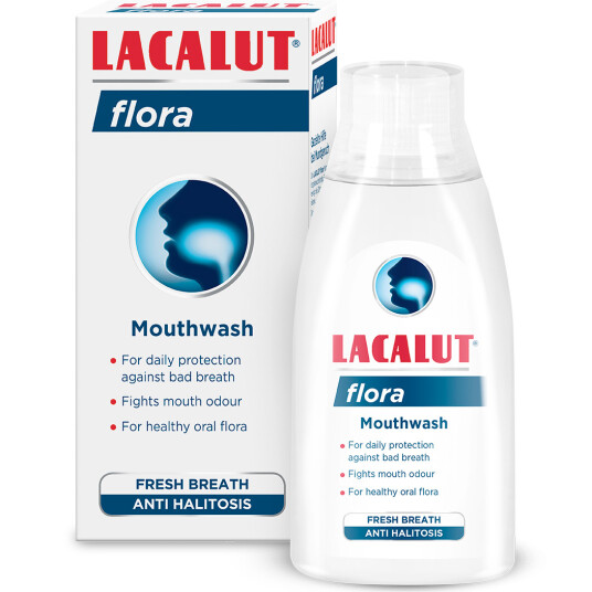 Munnvann mot dårlig ånde LACALUT Flora 300 ml.