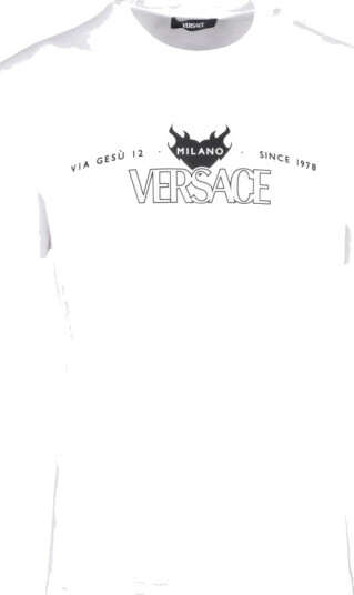 Versace Herre Topper Hvit L, Versace Herre Topper Hvit L,