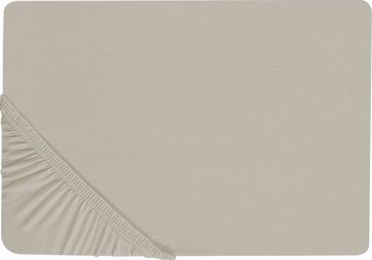 Laken med strikk Janbu Taupe 200x200 cm Taupe 200x200 cm