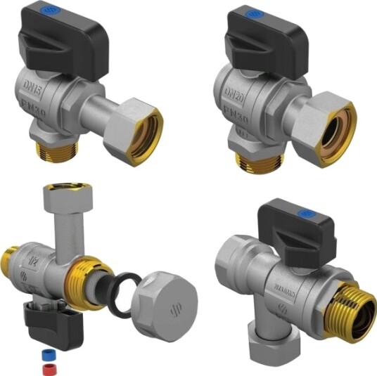 Arco Sena Universalsats Vinkelventiler Til Gasskjeler Med Filter 2 Stk 1/2" + 2 Stk 3/4" Arco Sena Universalsats Vinkelventiler Til Gasskjeler Med Filter 2 Stk 1/2" + 2 Stk 3/4"
