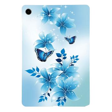 Samsung Galaxy Tab A9+ Stilig Ultra-Slim TPU-deksel Blå Sommerfugl