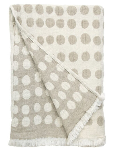 Almedahls Pricktyg pledd 130 x 170 cm Beige-Offwhite