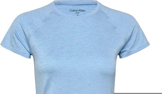 Calvin Klein Golf | Mila Mini Stripe Short Sleeve Tee | S