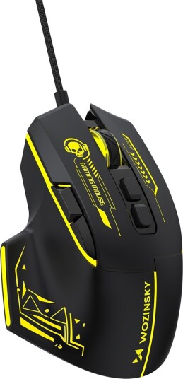 Wozinsky WMGK-1181W Wired Optical Gaming Mouse 7200 DPI Backlight Black and Yellow Wozinsky WMGK-1181W Wired Optical Gaming Mouse 7200 DPI Backlight Black and Yellow