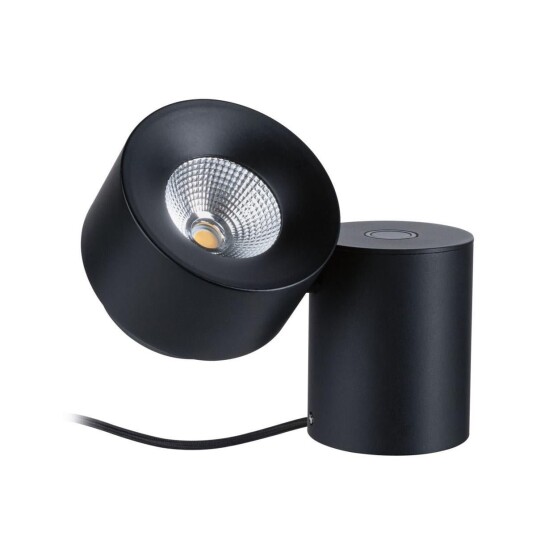 Puric vegg/bordlampe 3W 2700 kelvin - 3-step dim - Svart