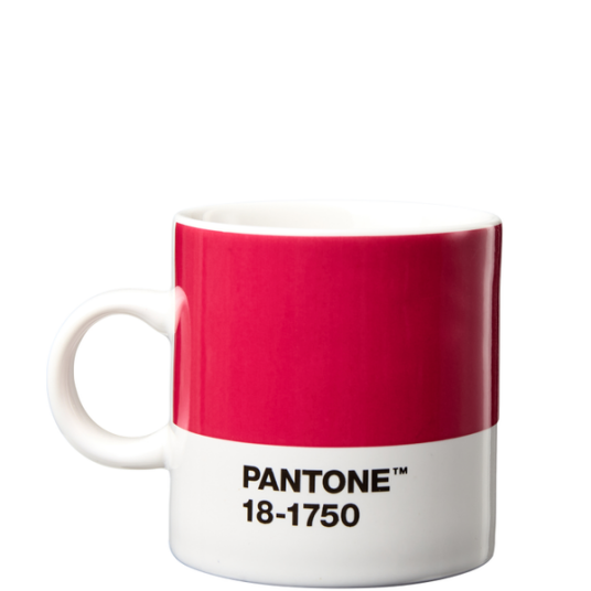 PANTONE Espressokopp med hank, 120ml, Magenta (COY2023)