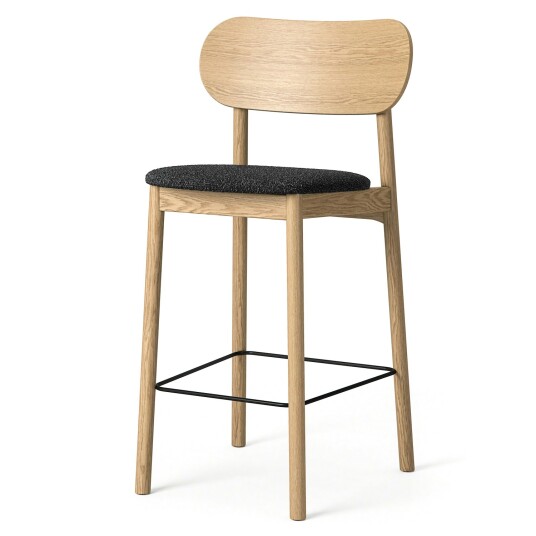 Decotique Elephant Barstol Naturlig / Antrasitt Bouclé Barstoler Eik 13002689+13002695