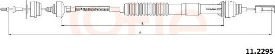 COFLE 11.2295 Clutchkabel