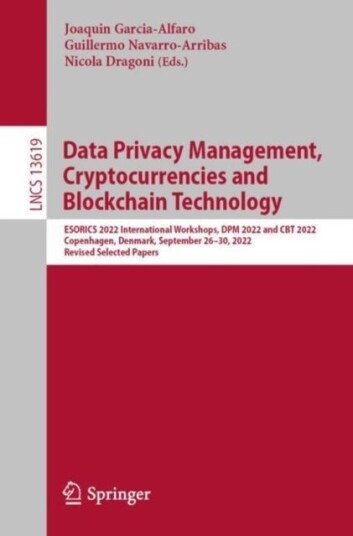 Data Privacy Management Cryptocurrencies and Blockchain Technology
