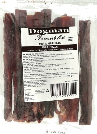 Dogman Oksemuskel 20 cm 60 G