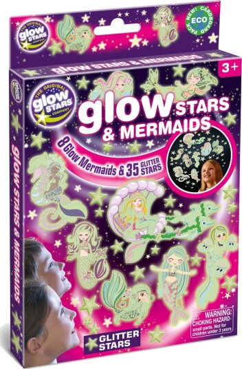 Brainstorm Brainstorm Glow Stars & Mermaids Multi/patterned ONE SIZE