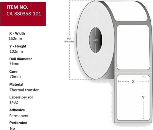 Capture Polyester Permanent Akryl Adhesiv Hvit 152 X 102 Mm 5728 EtikettEr 4 RullEr X 1432 Boks Merkelapper Capture Polyester Permanent Akryl Adhesiv Hvit 152 X 102 Mm 5728 EtikettEr 4 RullEr X 1432 Boks Merkelapper