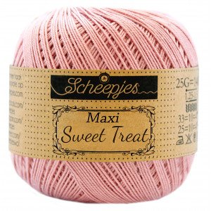 Scheepjes Maxi Sweet Treat Garn Unicolor 408 Gammelrosa