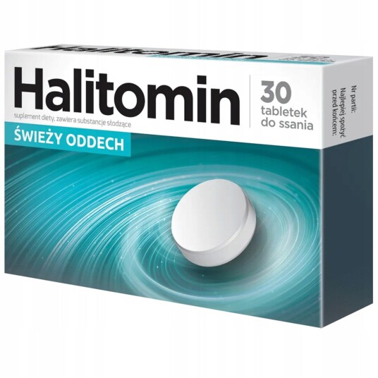 Xylitol Sugetabletter mot dårlig ånde HALITOMIN 30 stk.