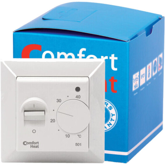 Comfort Heat Termostat Comfort Heat Analog m/gulvføler 14A - 19115952 Comfort Heat Termostat Comfort Heat Analog m/gulvføler 14A - 19115952
