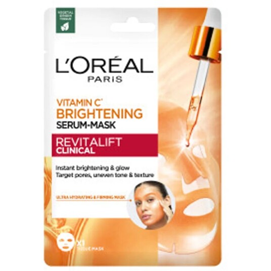 L'Oréal Paris Revitalift Clinical Vitamin C Brightening Serum Mask Ansiktsmasker