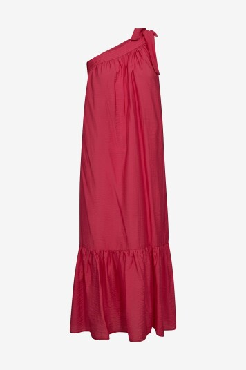 co’couture Kjole Callum Asym Dress Rød