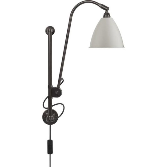 Bestlite BL5 Vegglampe Sort Messing & Hvit