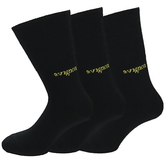 Avignon Unisex Liner Wool 3-Pack Basic Black 40-43 Avignon Unisex Liner Wool 3-Pack Basic Black 40-43