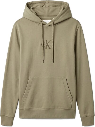 Calvin Klein Jeans Cl Ls 350Terry Micro Mnlg Hoodie OIL GREEN M Calvin Klein Jeans Cl Ls 350Terry Micro Mnlg Hoodie OIL GREEN M