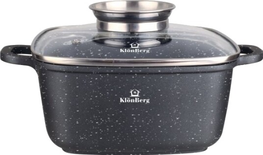 Zilner Gryte Med Marmorbelegg 3,5L 22Cm Stekepanne Zilner Zl 9009