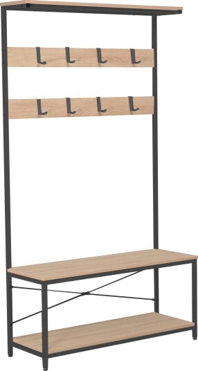 Gangkonsoll HOME4YOU Hedvig 100x36x180 cm ask/svart - ask/svart Gangkonsoll HOME4YOU Hedvig 100x36x180 cm ask/svart - ask/svart