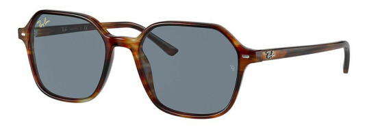 Ray-Ban John Striped Havana Blue Blue unisex