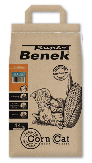 Benek Super Corn Cat Havbris 7 L (Ca. 5 kg) Benek Super Corn Cat Havbris 7 L (Ca. 5 kg)