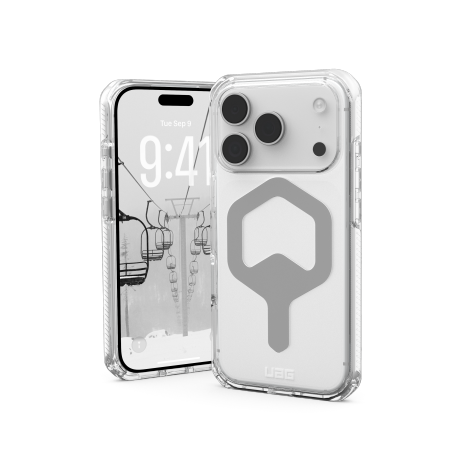 UAG Plyo MagSafe Mobildeksel for iPhone 17 Pro - Ice/Sølv
